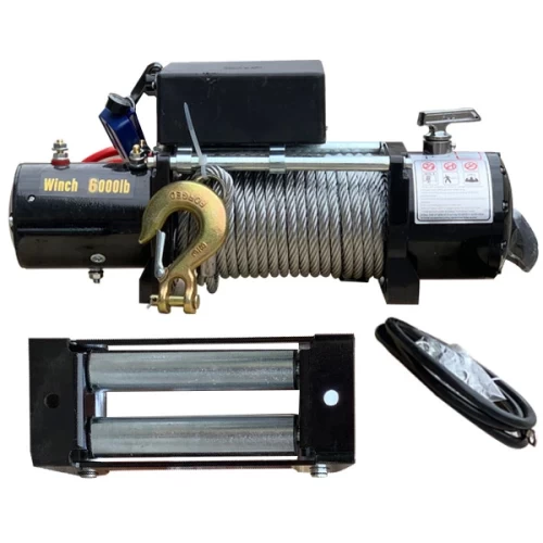 Máy tời điện ắc quy BENTOT 6000LBS 12V-2700Kg