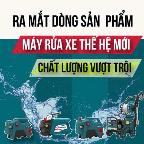 NAKAWA ra mắt dòng sản phẩm máy rửa xe chất lượng vượt trội