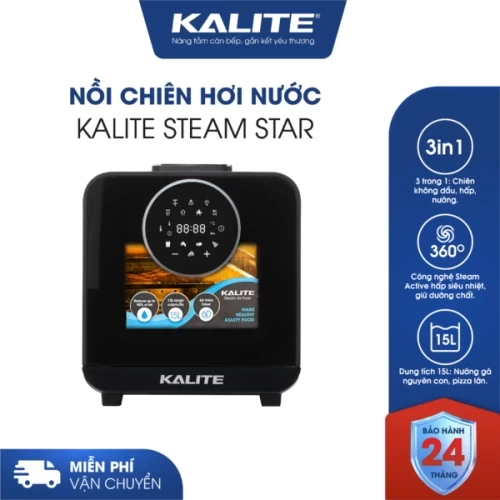 Nồi chiên hơi nước KALITE STEAM STAR 15 lít, đa năng