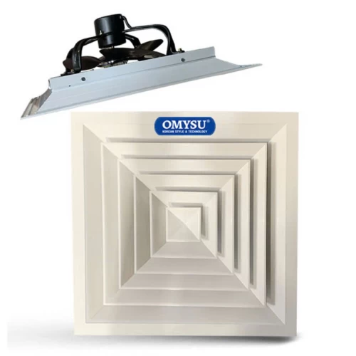 Quạt Hút Âm Trần Công Nghiệp Không Ống Omysu AT-450