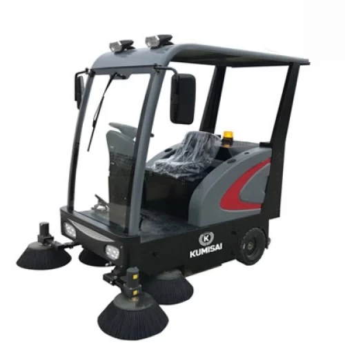 Xe quét rác công nghiệp ngồi lái Kumisai KMS-1800E