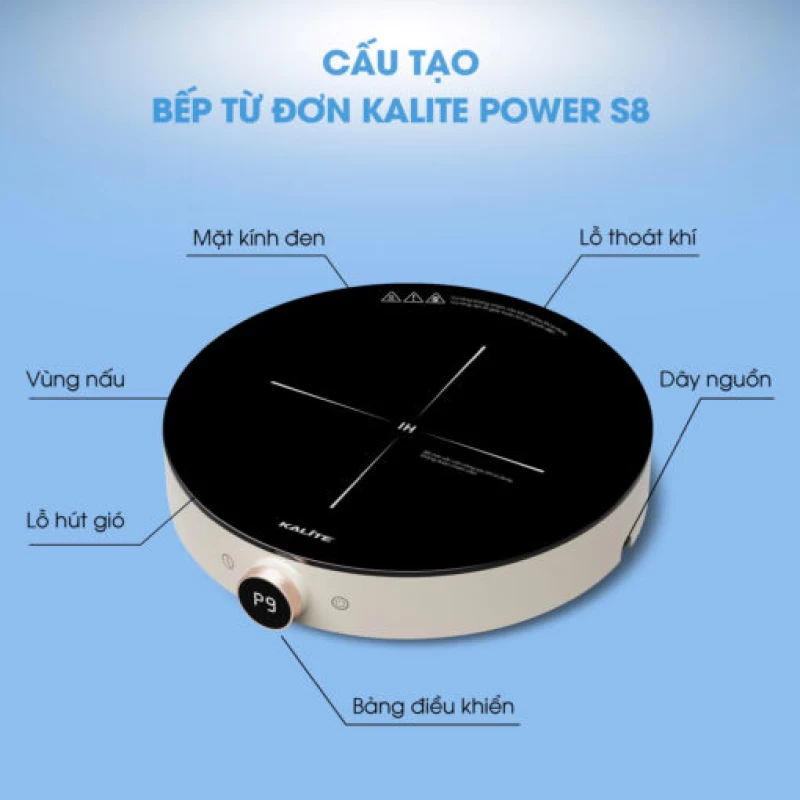 Bếp từ đơn Kalite Power S8 - Ảnh 5