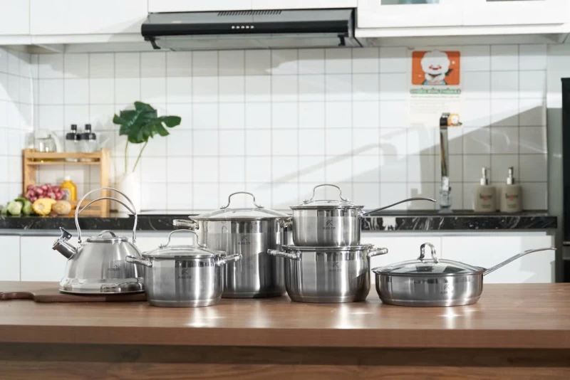 Bộ Nồi Inox 6 Món Kailer KL-6666 - Ảnh 7