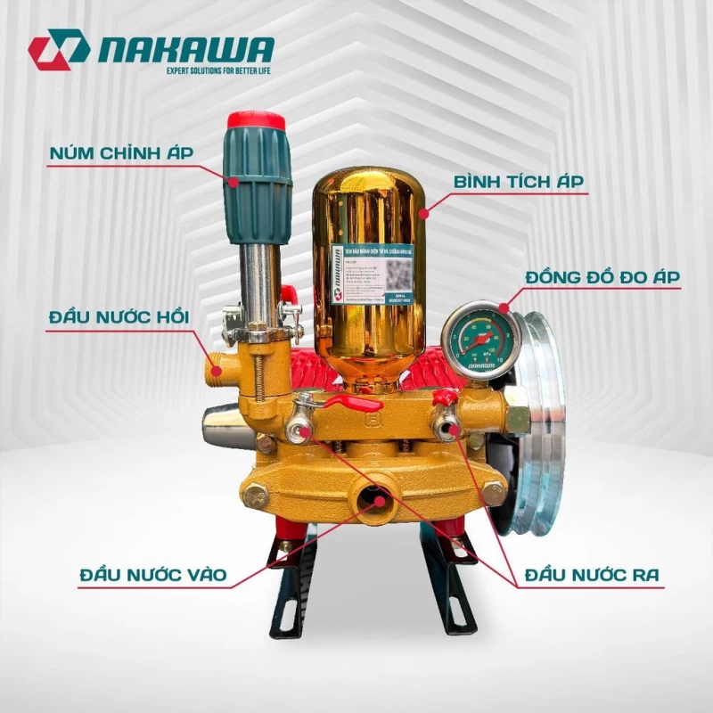 Đầu phun áp lực 1.5Hp NAKAWA NK2245 - Ảnh 4