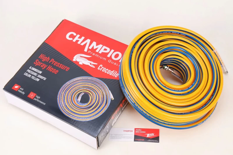 Dây Xịt Áp Lực Cá sấu Champion 8.5mmx50m - Ảnh 1