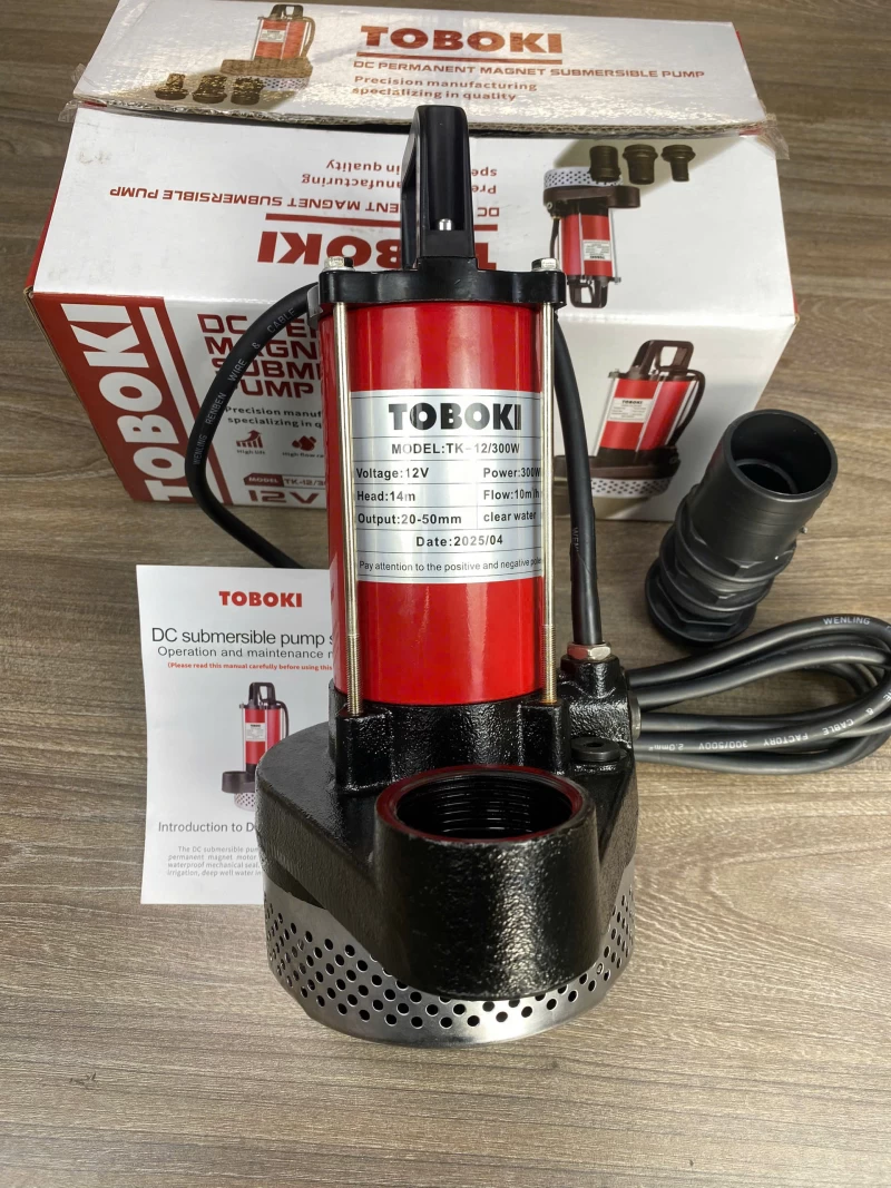 Máy Bơm Chìm Kẹp Bình Ắc Quy Cao Cấp TOBOKI TK-12/300W - Ảnh 2
