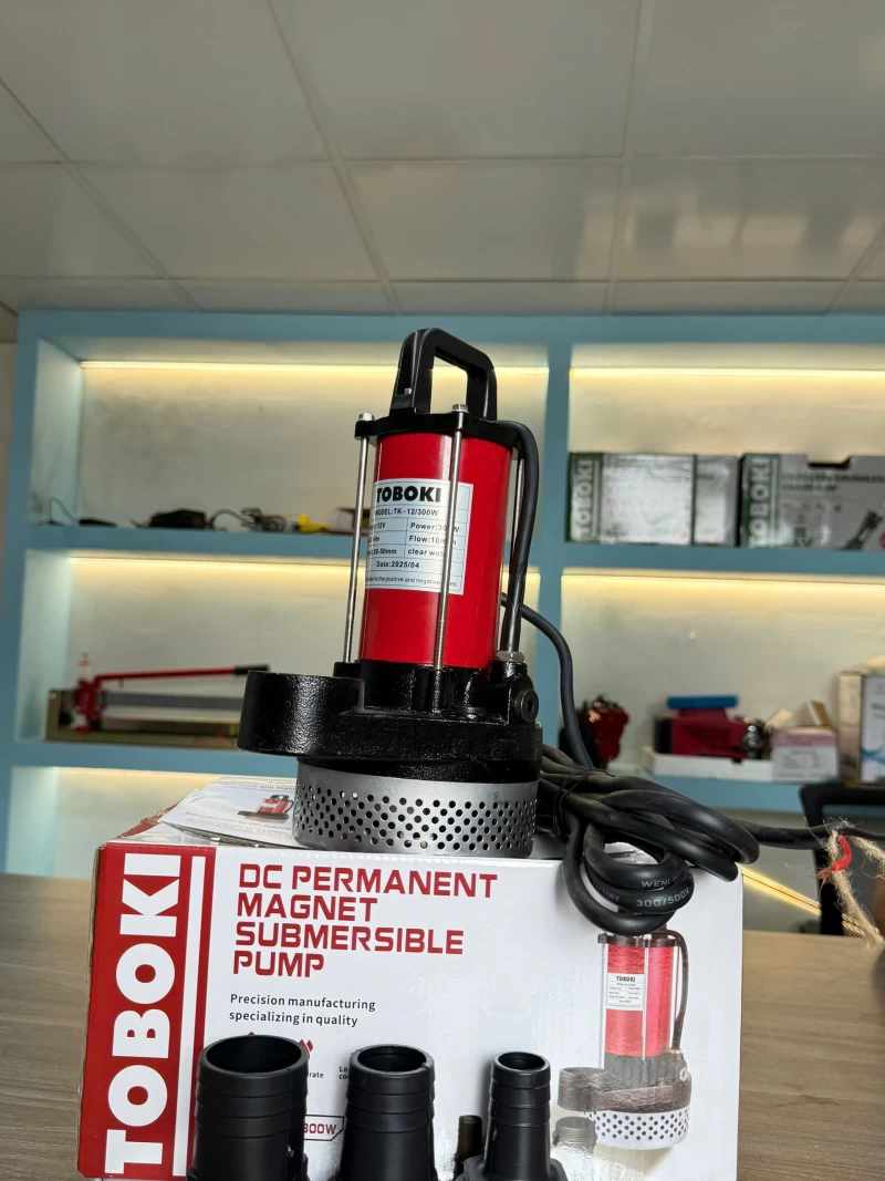 Máy Bơm Chìm Kẹp Bình Ắc Quy Cao Cấp TOBOKI TK-12/300W - Ảnh 4