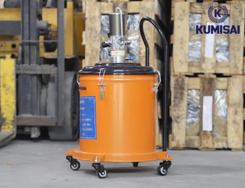Máy bơm mỡ công nghiệp Kumisai 35L model KMS-35S - Ảnh 1