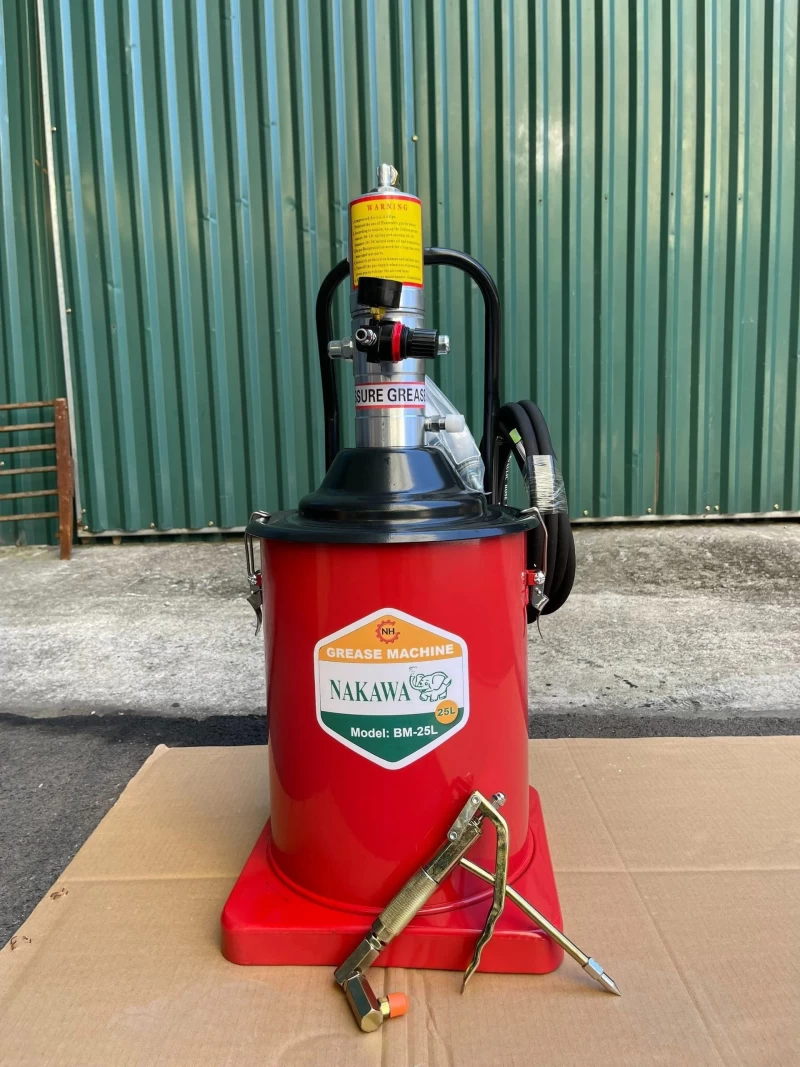 Máy bơm mỡ dùng khí nén NAKAWA BM-25L - Ảnh 9