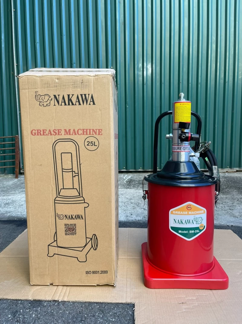 Máy bơm mỡ dùng khí nén NAKAWA BM-25L - Ảnh 6