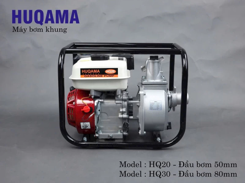 Máy Bơm Nước Chạy Xăng Huqama HQ30 - Ảnh 1