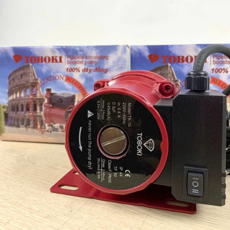 Máy Bơm Tăng Áp 100W Toboki TK-10 - Ảnh 1