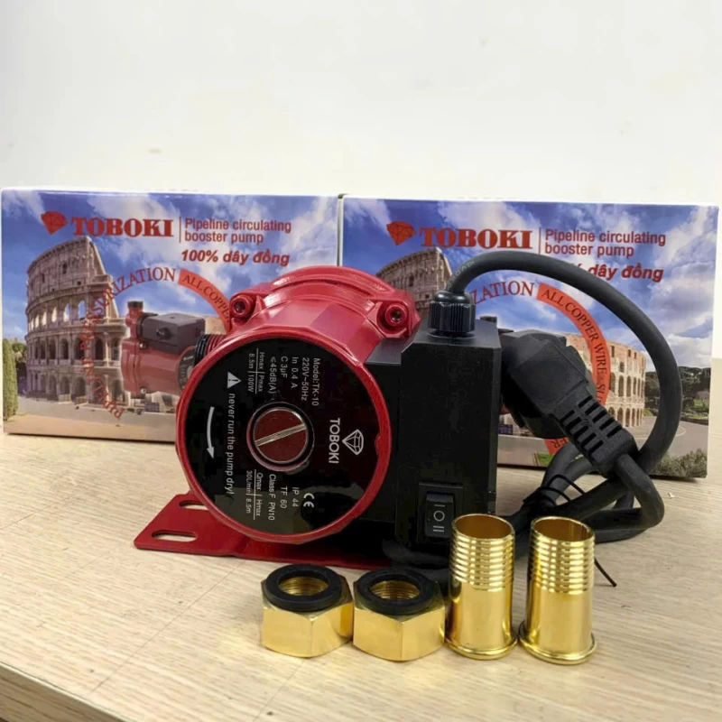 Máy Bơm Tăng Áp 100W Toboki TK-10 - Ảnh 2
