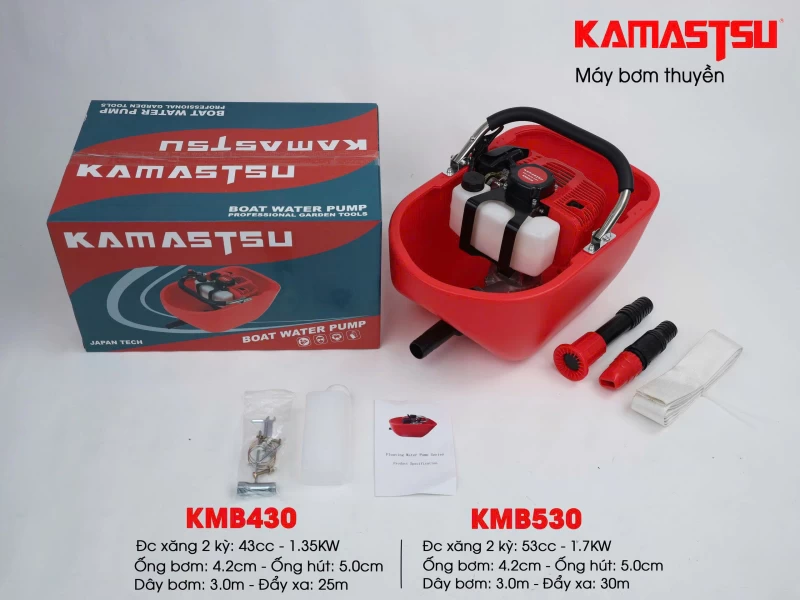 Máy Bơm Thuyền 2 Thì Kamastsu KMB530 - Thumbnail 3
