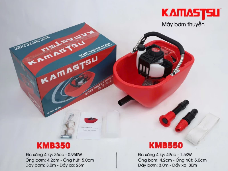 Máy Bơm Thuyền 4 Thì Kamastsu KMB350 - Ảnh 2