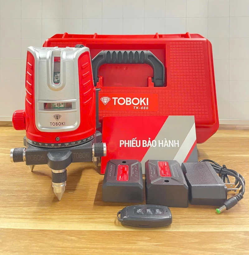 Máy Cân Bằng Laser Toboki TK-666 5 Tia Xanh - Ảnh 6