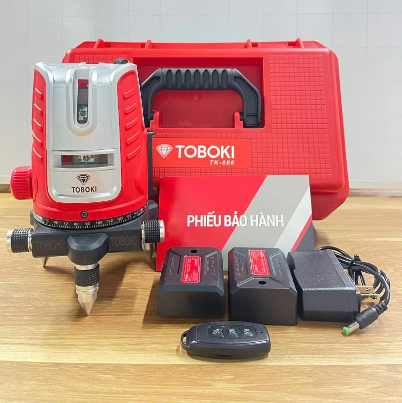 Máy Cân Bằng Laser Toboki TK-666 5 Tia Xanh - Ảnh 5