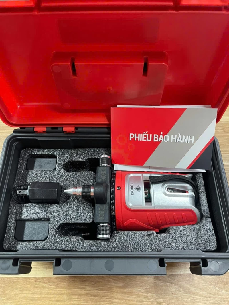 Máy Cân Bằng Laser Toboki TK-666 5 Tia Xanh - Ảnh 2