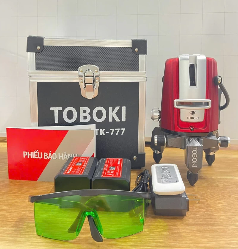 Máy Cân Bằng Laser Toboki TK-777 5 Tia Xanh LD - Ảnh 7