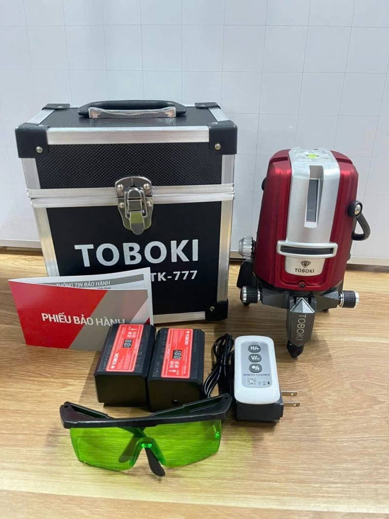 Máy Cân Bằng Laser Toboki TK-777 5 Tia Xanh LD - Ảnh 5