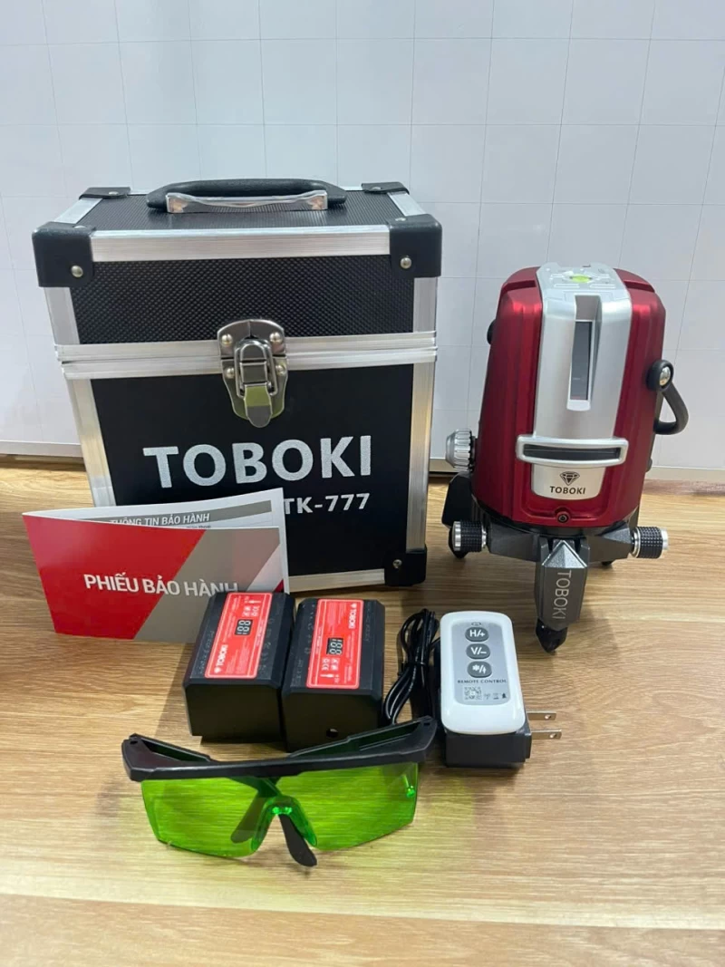 Máy Cân Bằng Laser Toboki TK-777 5 Tia Xanh LD - Ảnh 3