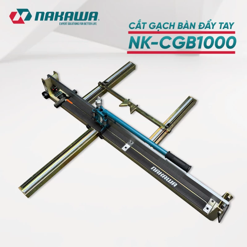 Máy Cắt Gạch Bàn Đẩy Tay Nakawa NK-CGB1000 - Ảnh 1