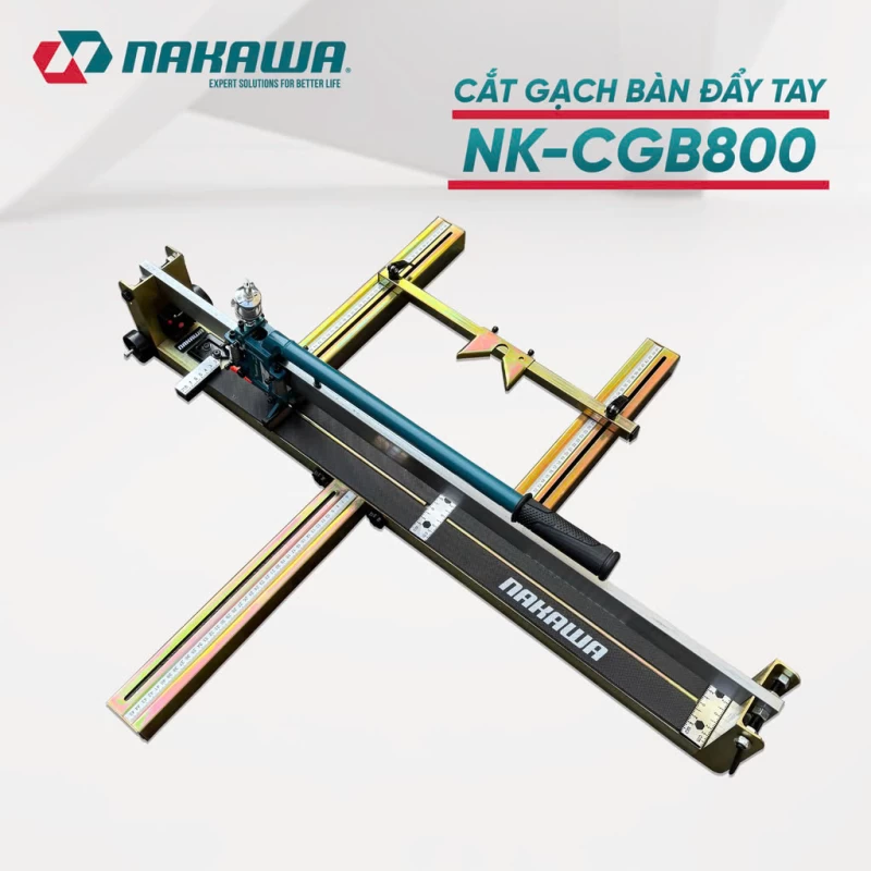 Máy Cắt Gạch Bàn Đẩy Tay Nakawa NK-CGB800 - Ảnh 4