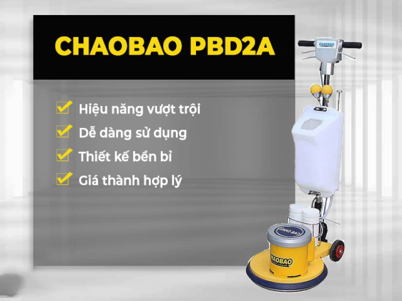 Máy Chà Sàn Đánh Bóng Bề Mặt Đá Chao Bao PBD2A - Ảnh 1
