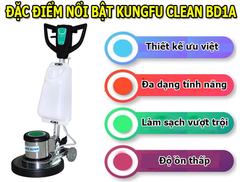 Máy Chà Sàn Kungfu Clean BD1A - Thumbnail 3