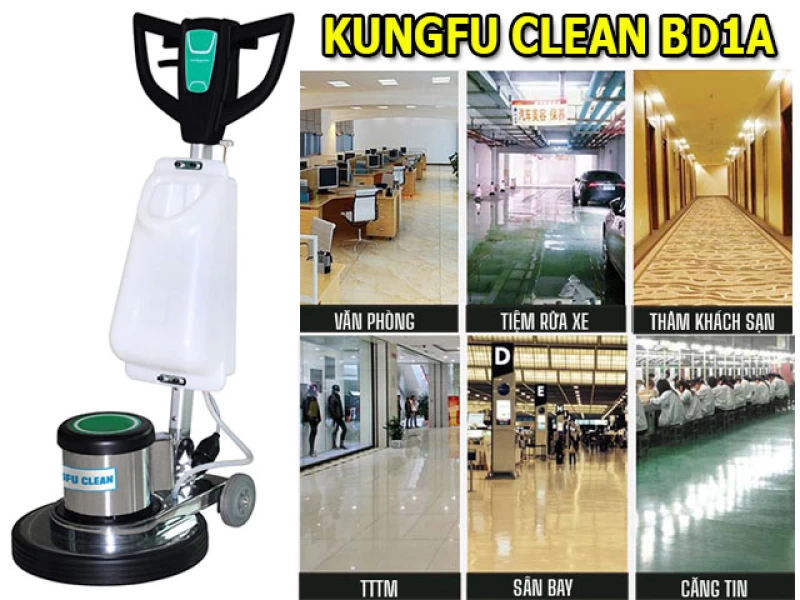 Máy Chà Sàn Kungfu Clean BD1A - Thumbnail 1