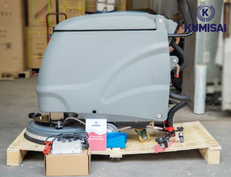Máy chà sàn liên hợp đẩy tay Kumisai KMS 58 - Ảnh 9