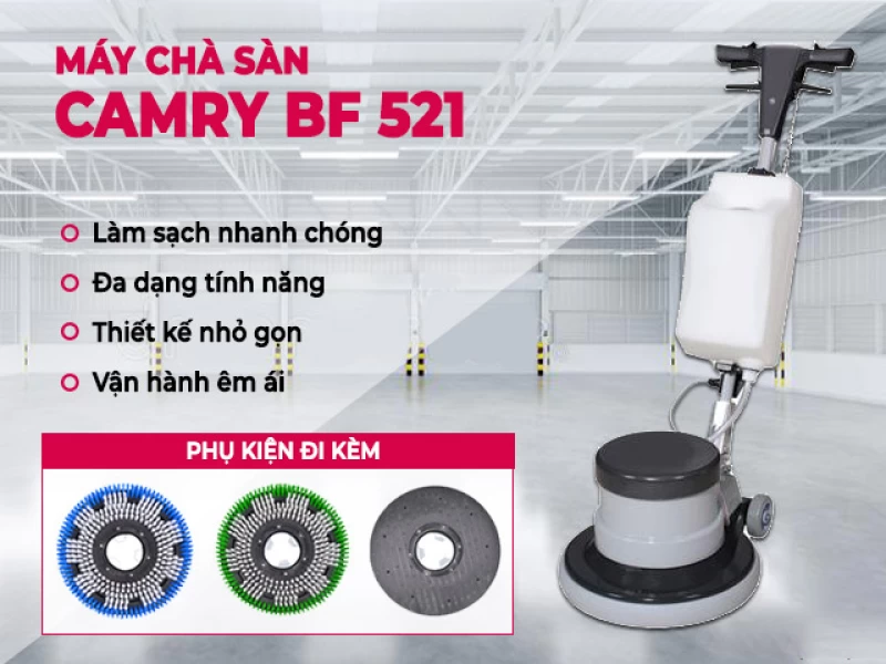 Máy Chà Sàn Nhà Xưởng Camry BF521 - Ảnh 1