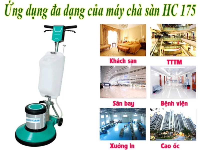 Máy Chà Sàn Nhà Xưởng Kungfu Clean HC175 - Thumbnail 2