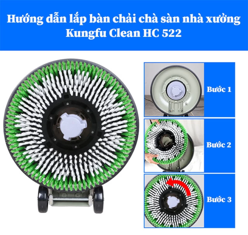 Máy Chà Sàn Nhà Xưởng Kungfu Clean HC522 - Thumbnail 4