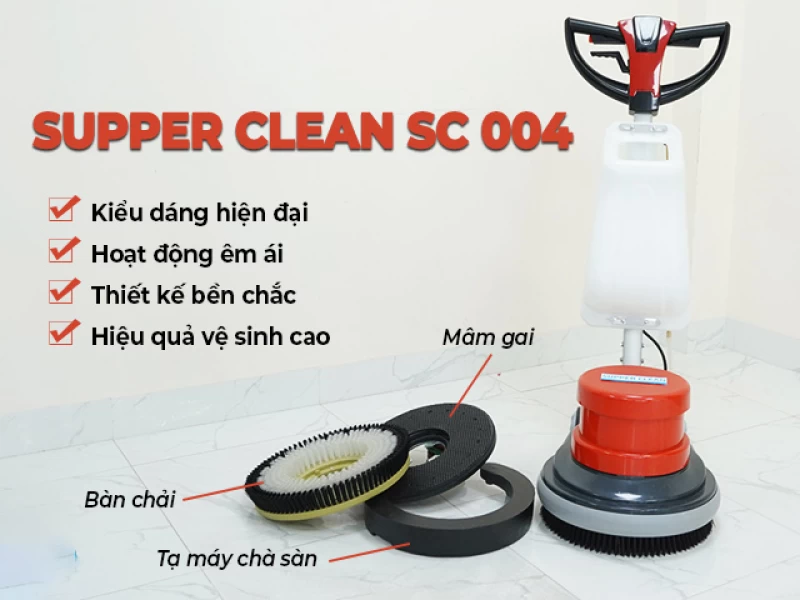 Máy Chà Sàn Tạ Supper Clean SC004 - Ảnh 2