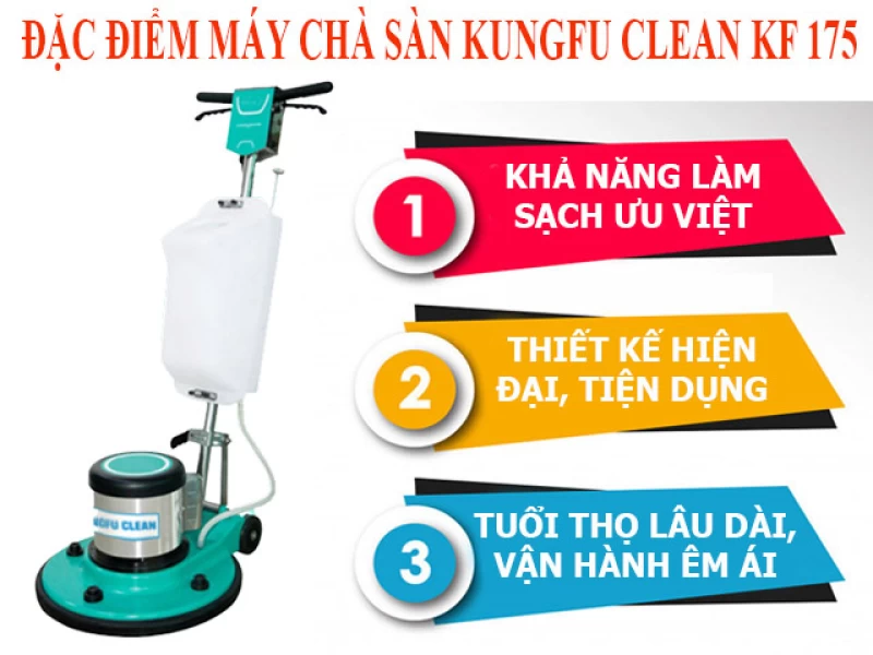 Máy Chà Thảm Kungfu Clean KF175 - Thumbnail 1