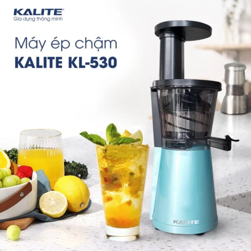 Máy ép chậm KALITE KL-530 nhỏ gọn, kiệt bã, êm ái - Ảnh 7