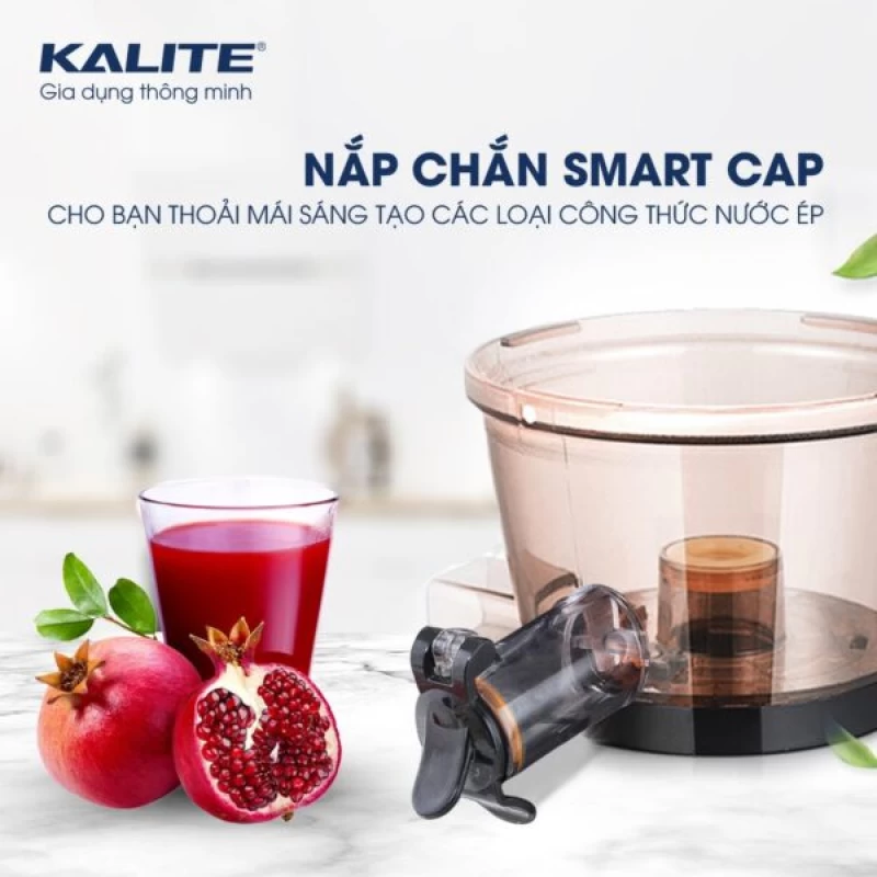 Máy ép chậm KALITE KL-565 kiệt bã, êm ái, bền bỉ - Ảnh 4