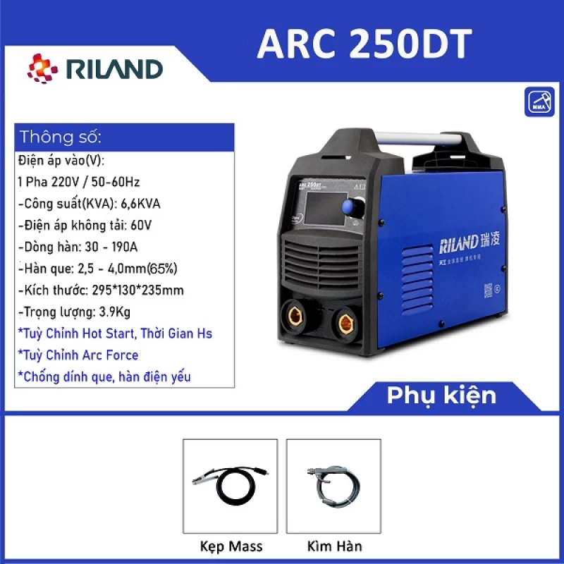 MÁY HÀN RILAND ARC 250DT - Ảnh 2