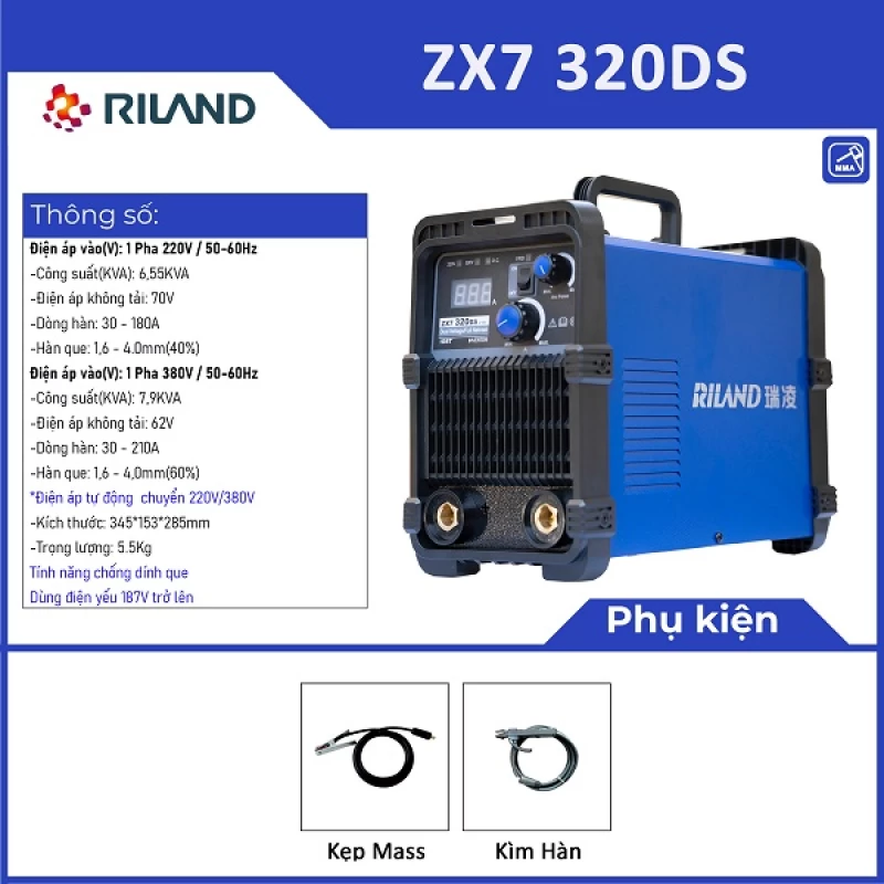 MÁY HÀN RILAND ZX7 320DS - Ảnh 2
