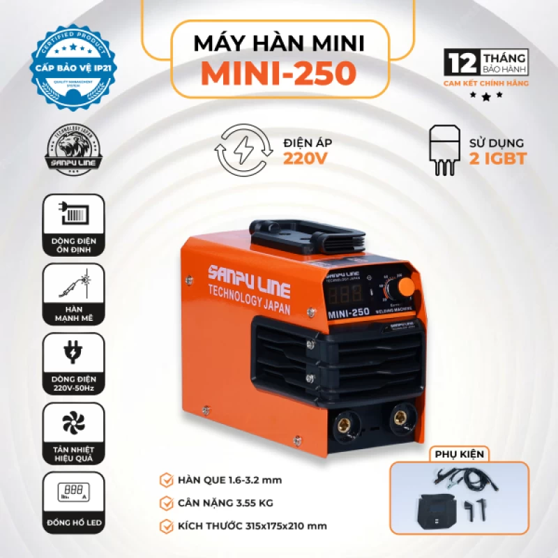 Máy hàn Sanpu Line MINI-250 - Ảnh 2