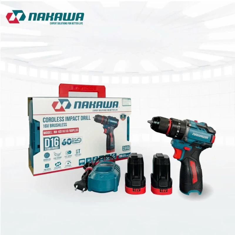 Máy khoan pin 3 chức năng NAKAWA NK-KD1610/60PLUS - Ảnh 7