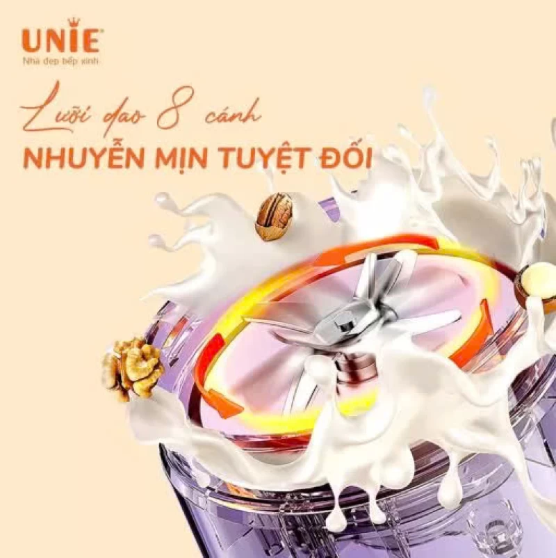 Máy Làm Sữa Hạt Unie UMB10 Dung Tích 1L, 8 Chức Năng Xay Nấu - Ảnh 6