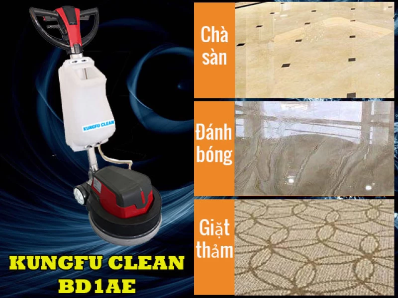 Máy Lau Sàn Công Nghiệp Kungfu Clean BD1AE - Thumbnail 3