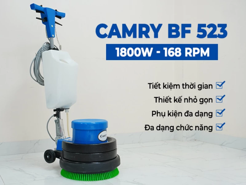 Máy Lau Sàn Nhà Xưởng Camry BF523 - Ảnh 1