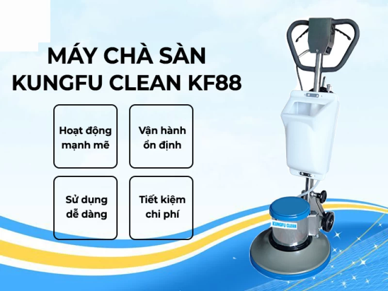 Máy Lau Sàn Nhà Xưởng Kungfu Clean KF88 - Thumbnail 1