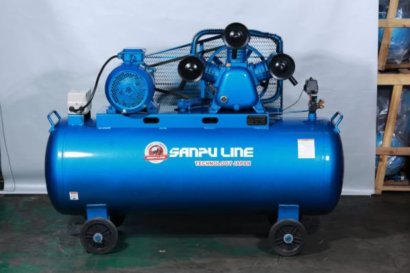 Máy Nén Khí Dây Đai 10Hp 300L Sanpu Line W-0.9/8 380V - Ảnh 4
