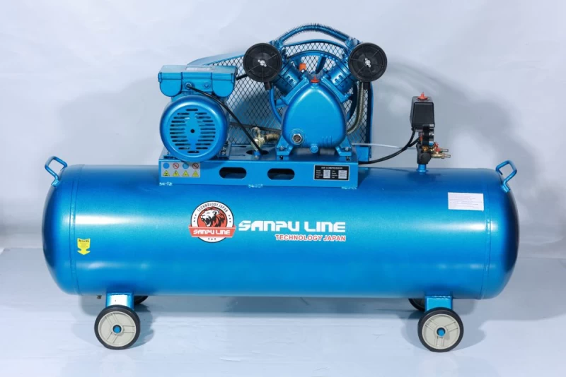 Máy Nén Khí Dây Đai 3Hp 130L Sanpu Line V-0.25/8 - Ảnh 1