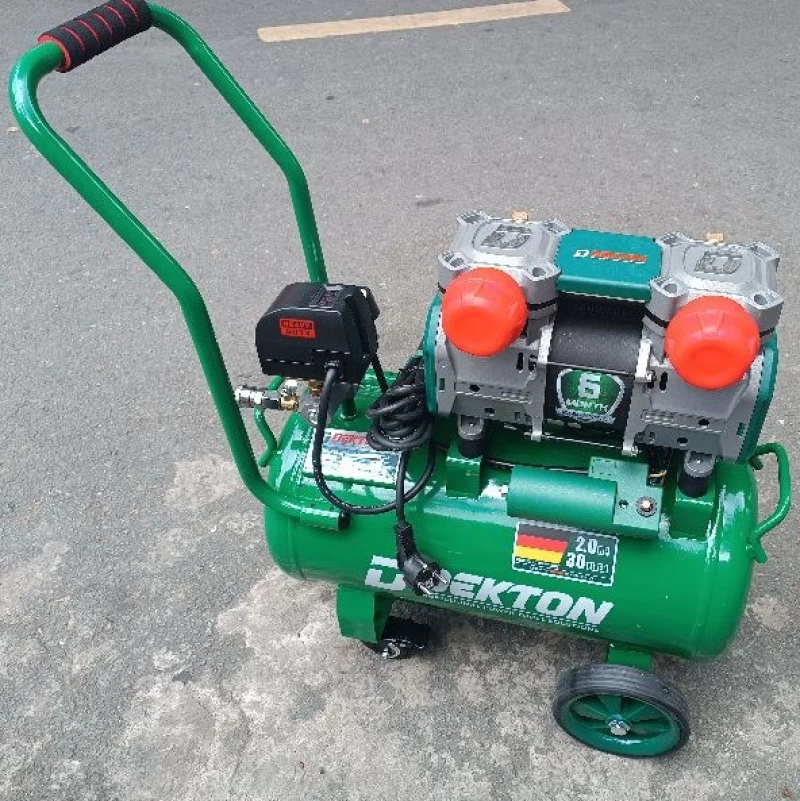 Máy nén khí dekton không dầu 3930 plus 2hp 30 lít - Ảnh 1