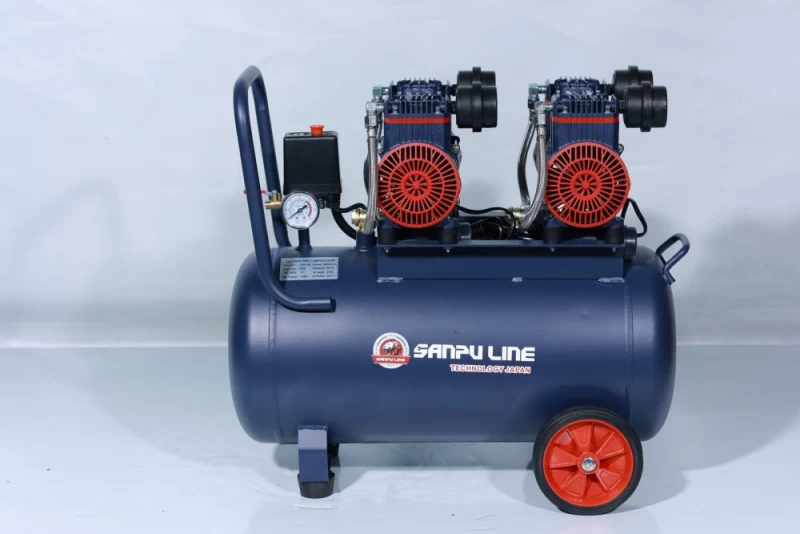 Máy Nén Khí Không Dầu Sanpu Line 1390W-50L - Ảnh 2